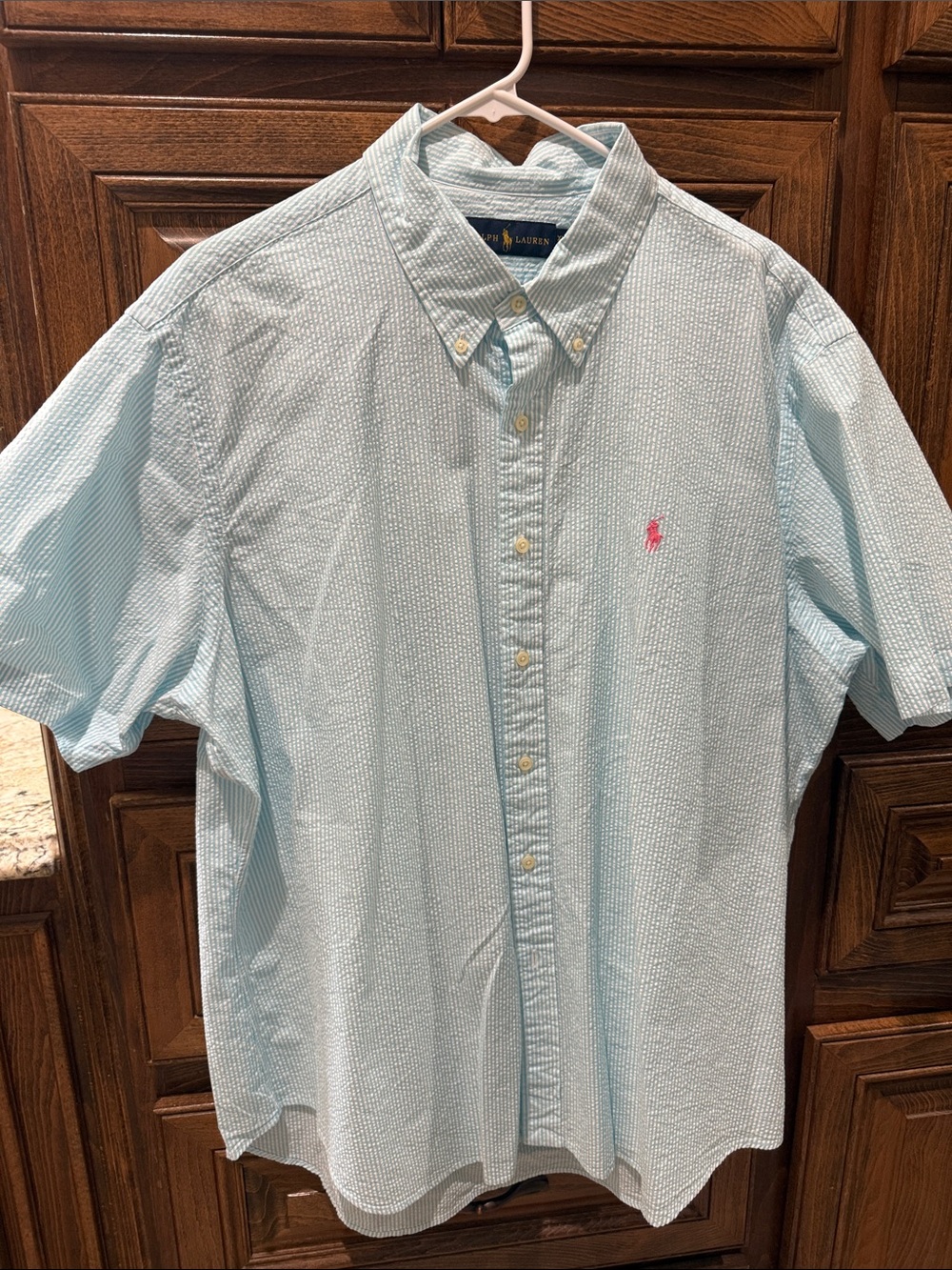 Polo by Ralph Lauren seersucker Short-Sleeve Button-Down Shirt